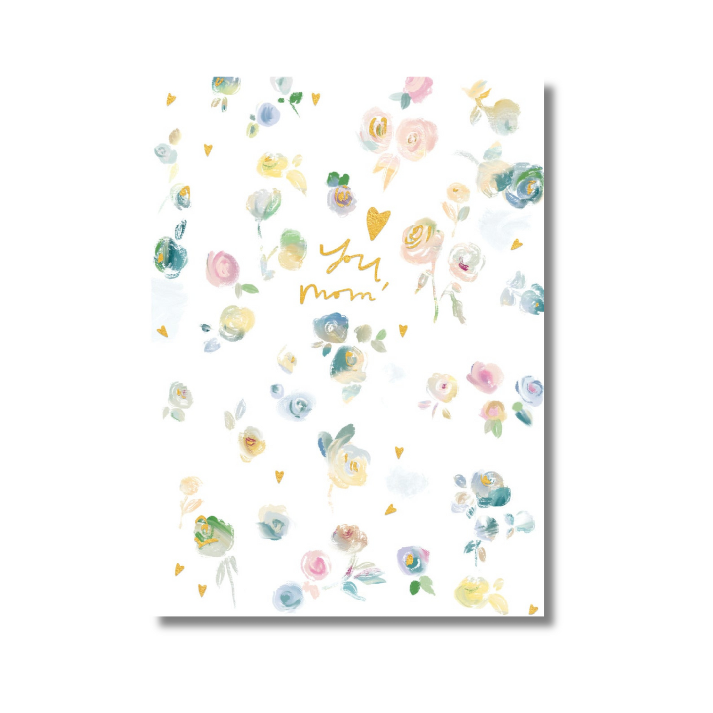flower mothers day greeting card
