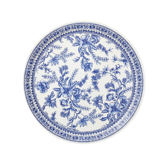 FRENCH TOILE LARGE PAPER PLATES