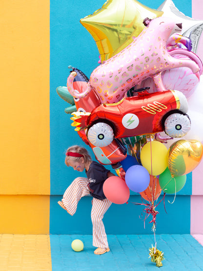 mixed helium balloon bundle