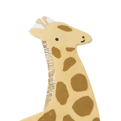 giraffe shaped paper napkins 
