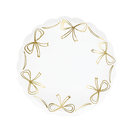 GOLD BOW SIDE PLATES BY MERI MERI