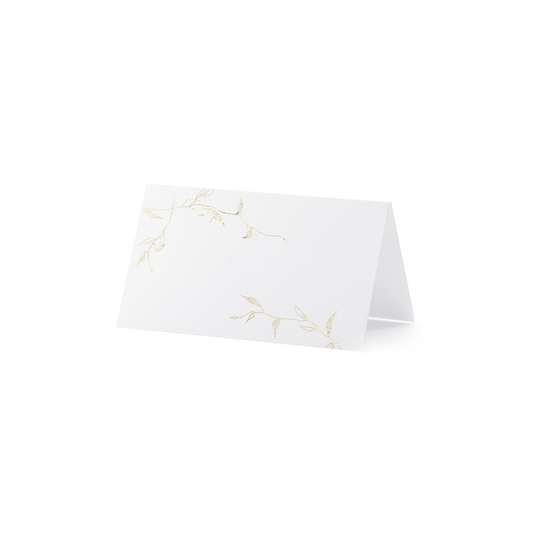 GOLD BRANCHES PLACE CARDS