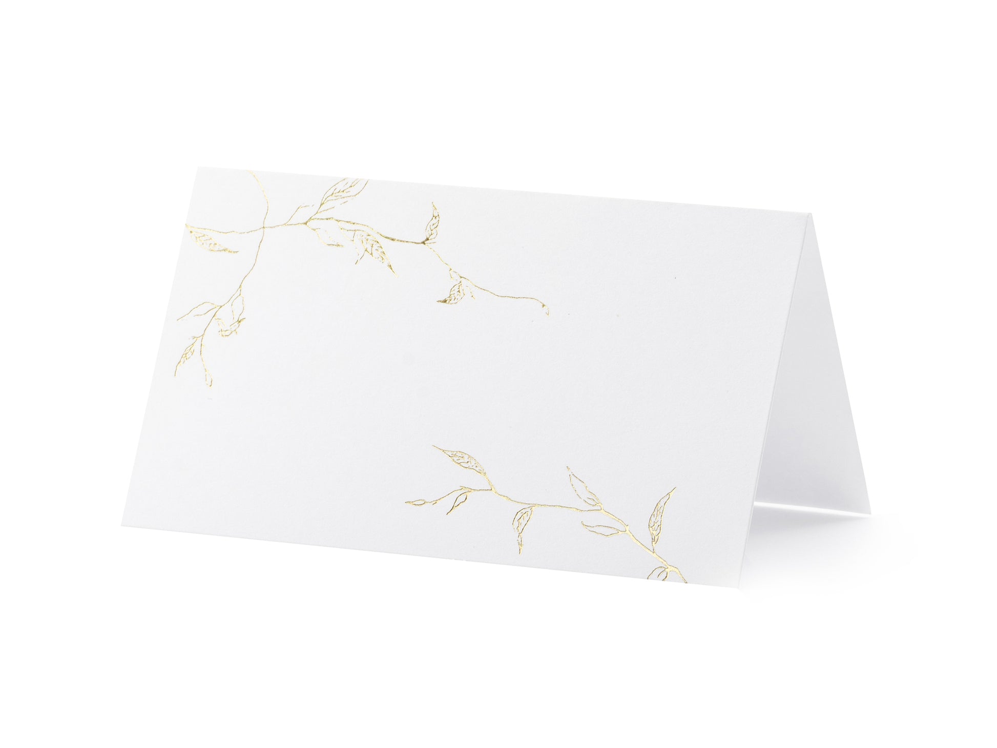 gold branches places cards- pack of 10 
