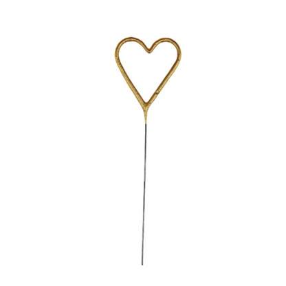 gold heart sparkler candle by meri meri toronto