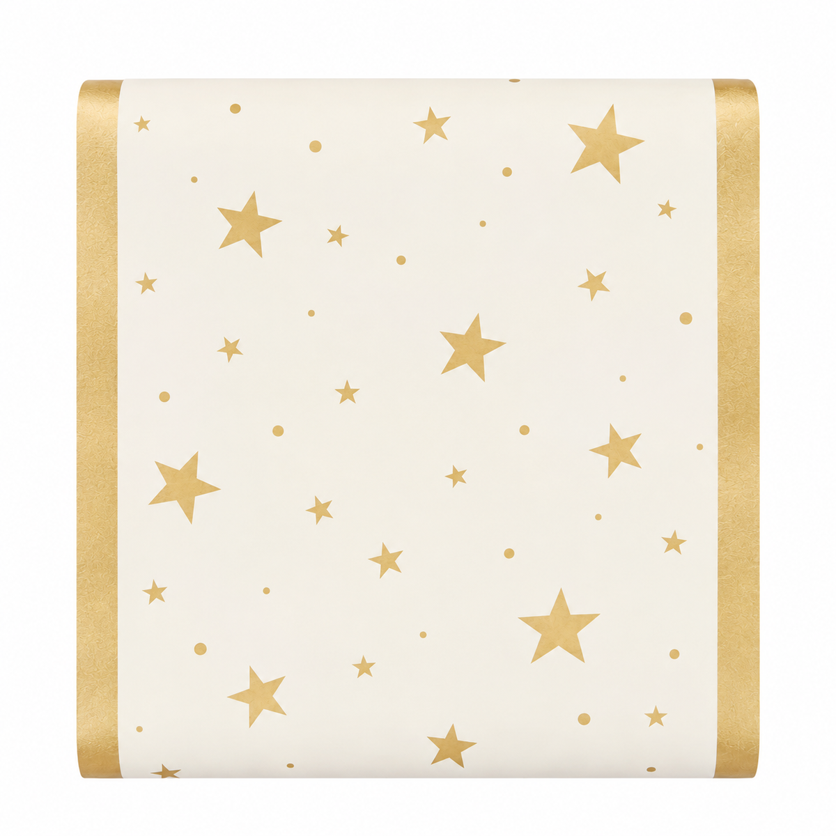 GOLD STARS PAPER TABLE RUNNER