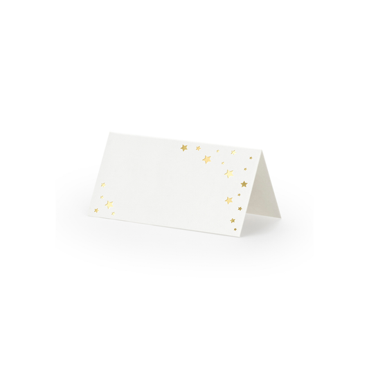 GOLD STARS PLACE CARDS