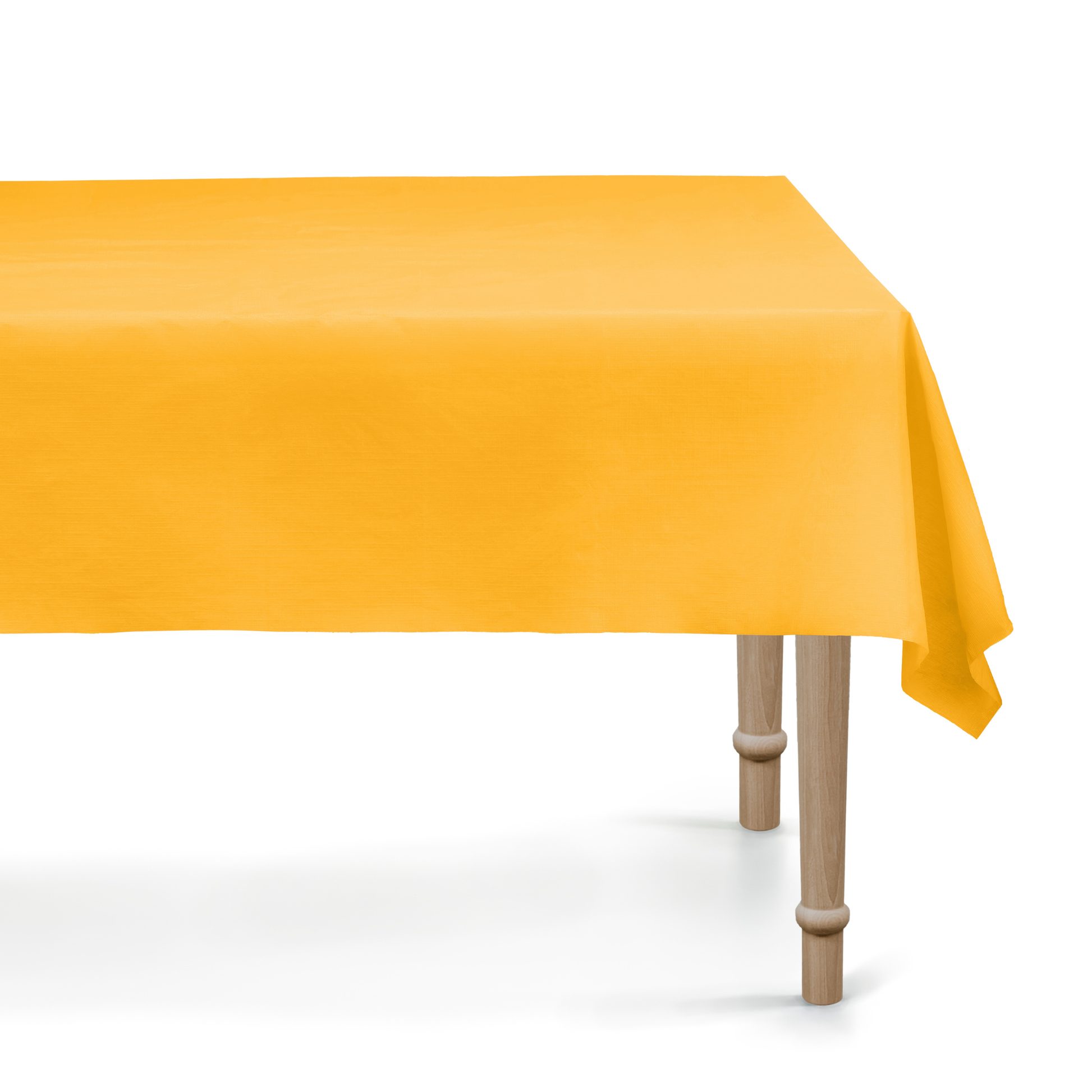 Goldenrod table cover in a bright yellow tone available at our Toronto party shop