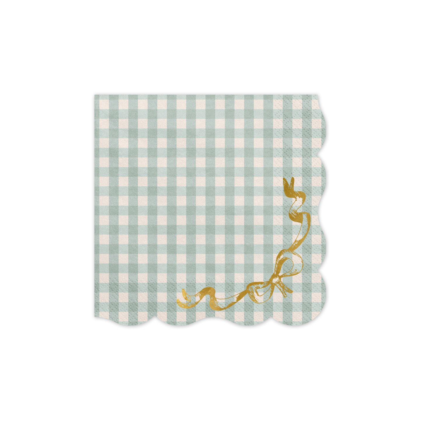 CHECKERED BOW NAPKINS