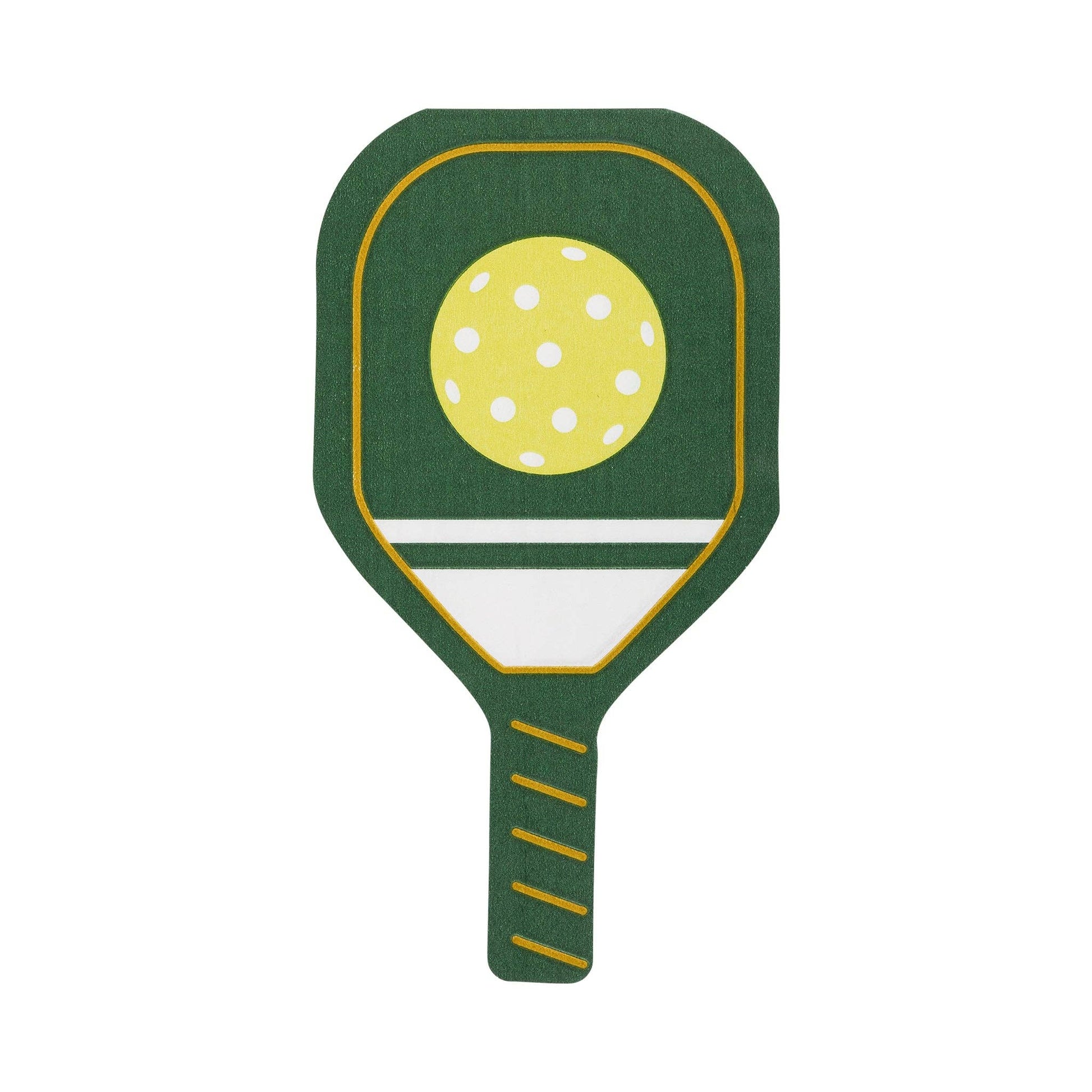 green pickleball paddle napkins 