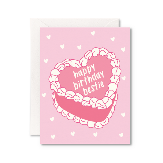 HAPPY BIRTHDAY BESTIE CARD