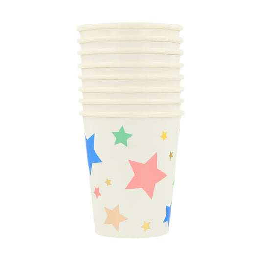 happy birthday star cups by meri meri