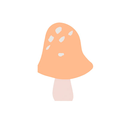 happy face icons napkins by meri meri -mushroom