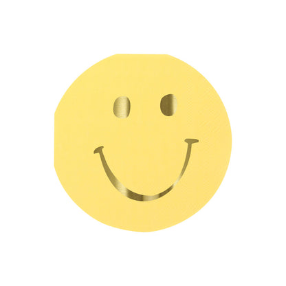 happy face icons napkins by meri meri -smiley face