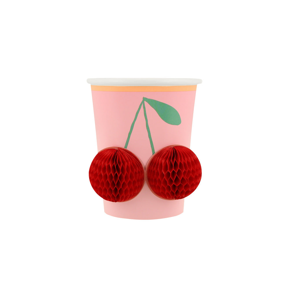 3D cherry cup