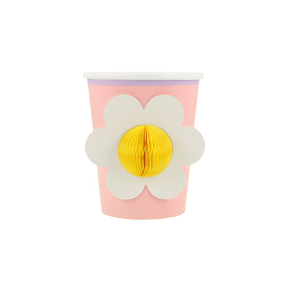 3D daisy cups 