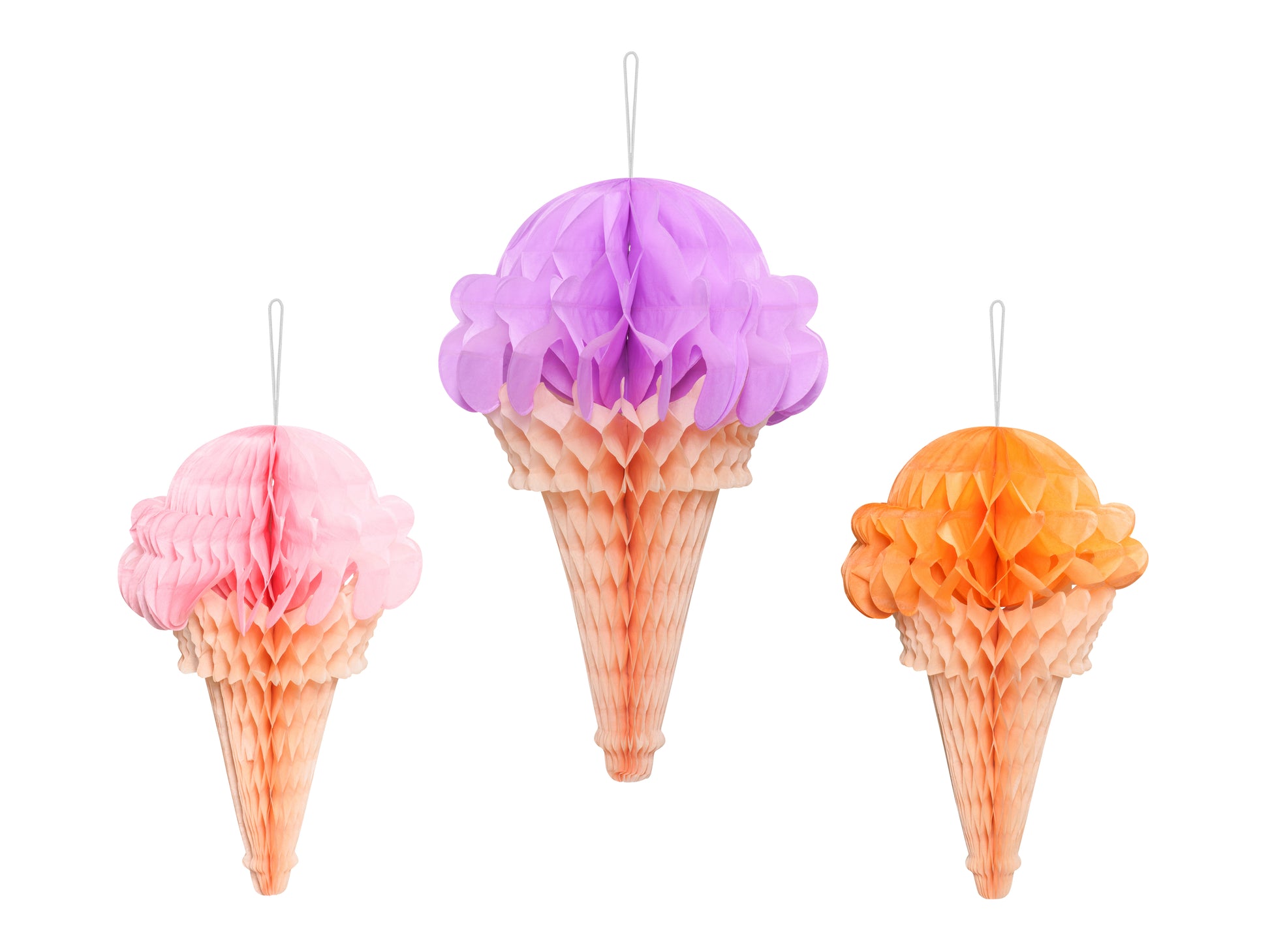 ice cream honeycomb - pack of 3 