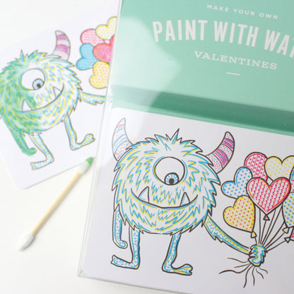 watercolour kids valentine's day cards