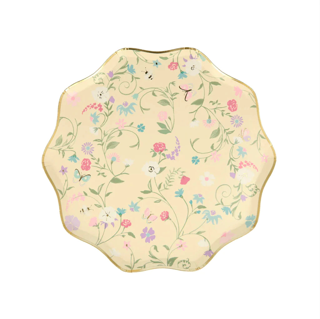 yellow-floral-plate