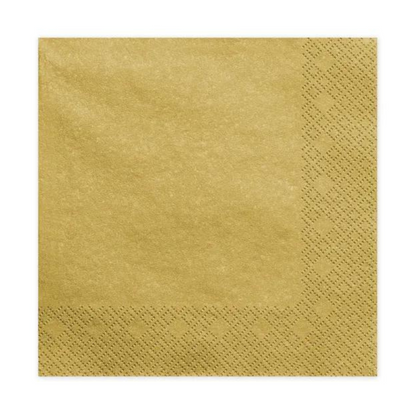 large gold napkins