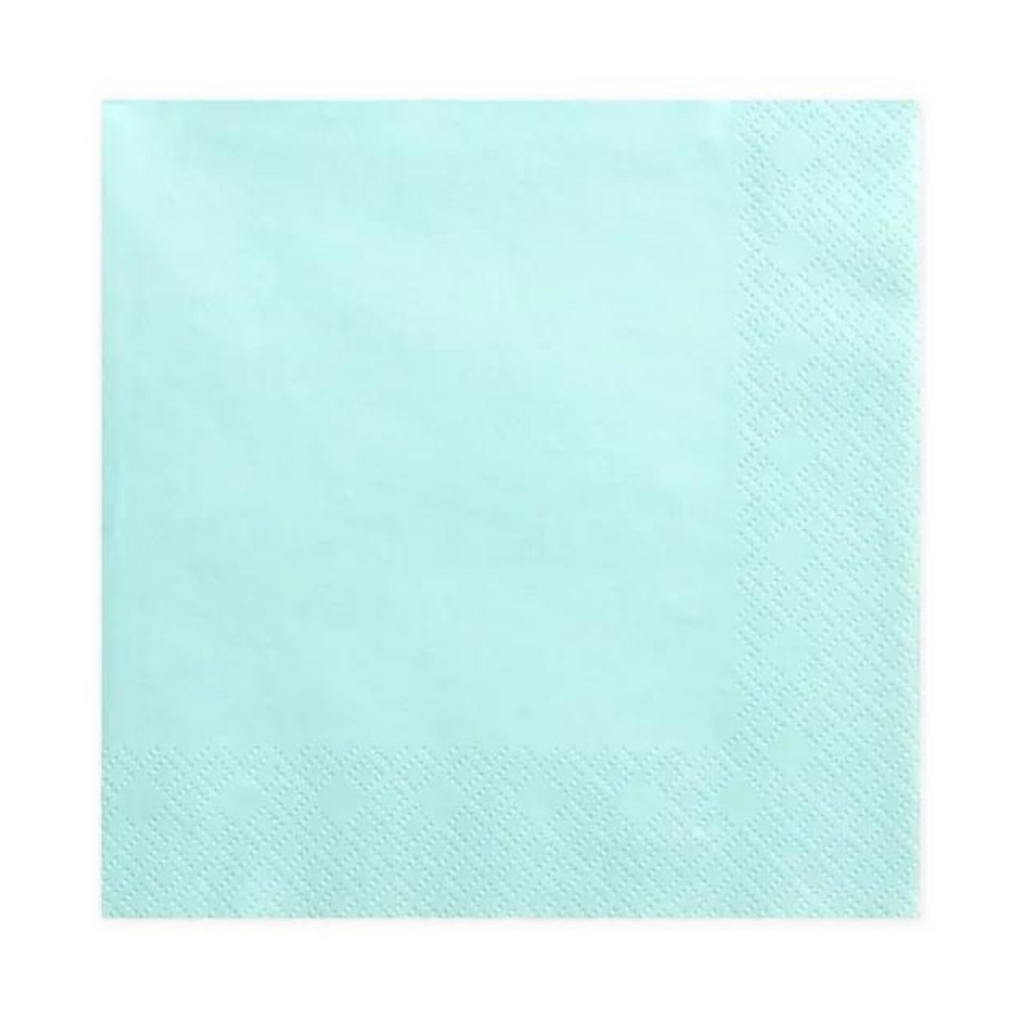 large turquoise napkins