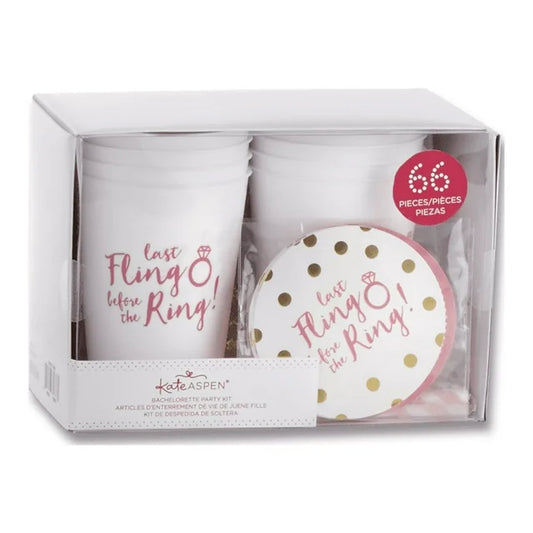 LAST FLING BEFORE THE RING BACHELORETTE PARTY KIT