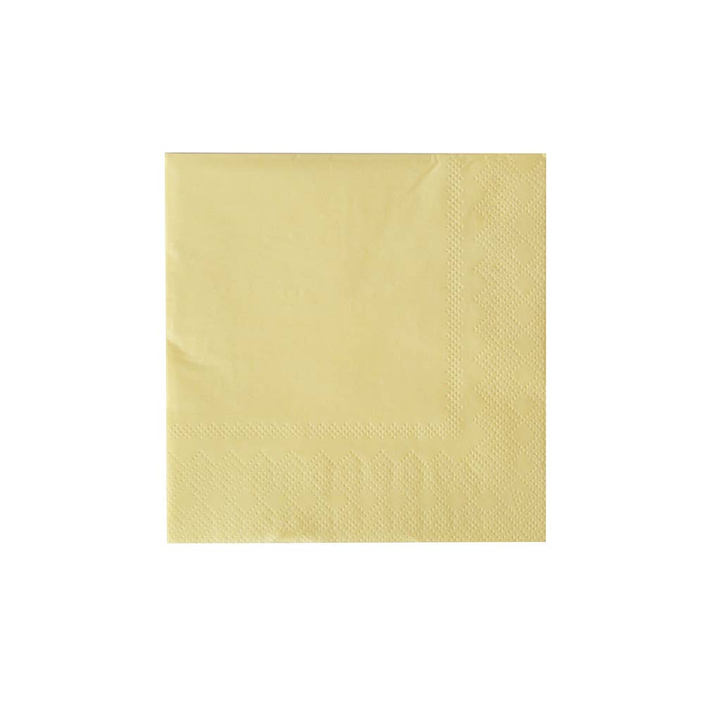 Lemon cocktail napkins (20-pack) with citrus print, perfect for summer parties in Toronto.