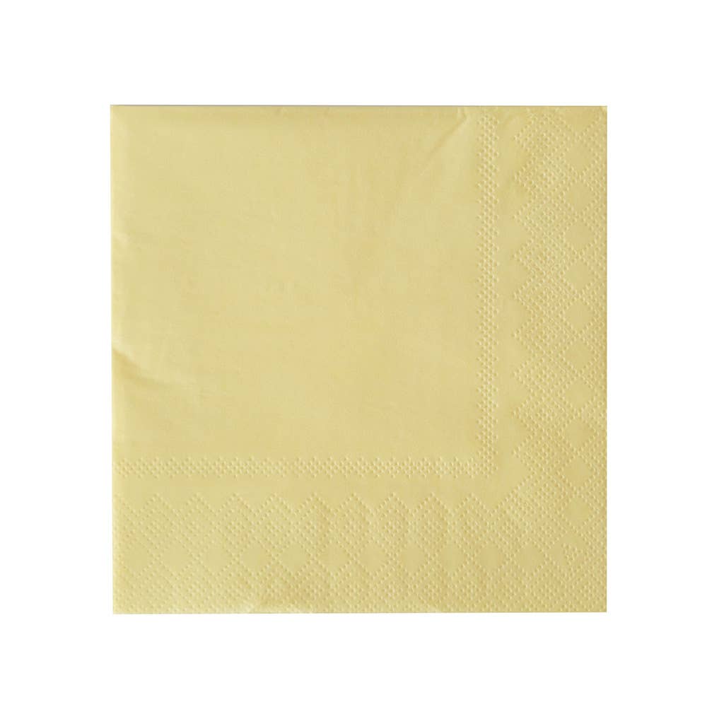 Lemon large napkins (16-pack) with citrus print, perfect for party table decor in Toronto.