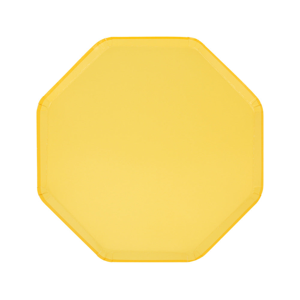lemon sherbet side plates by meri meri