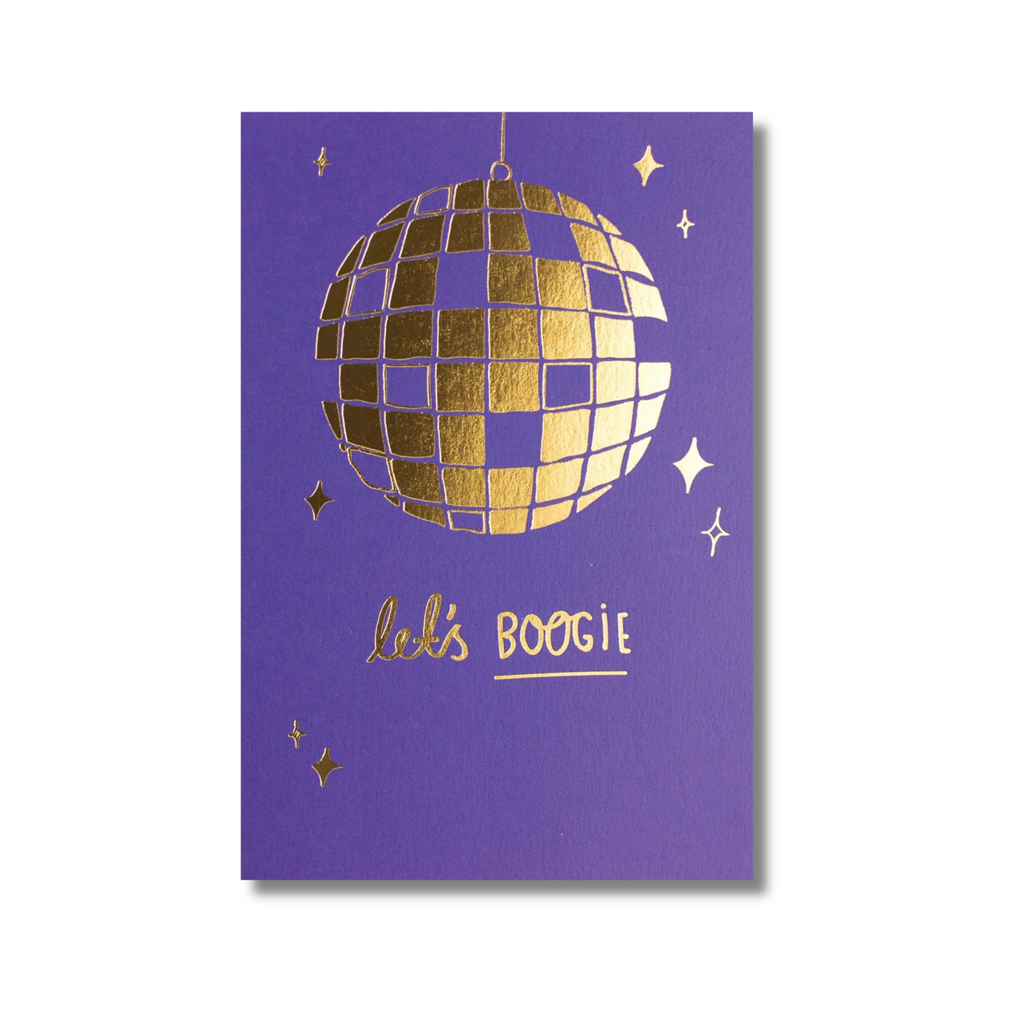 LET'S BOOGIE GREETING CARD