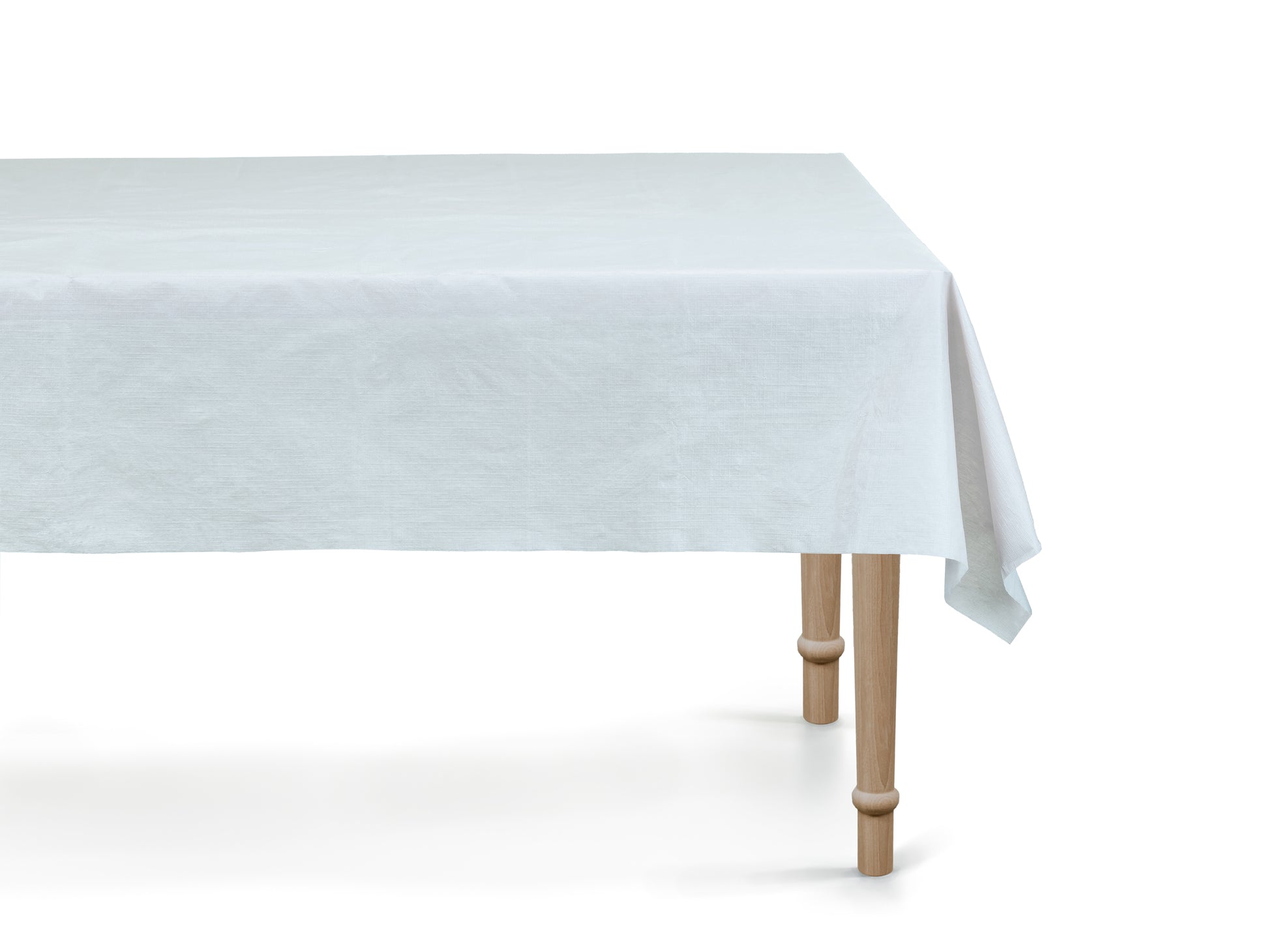 light blue rectangular disposable tablecloth