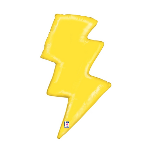 lightning bolt foil balloon