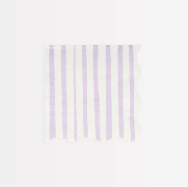 mixed stripe napkins by meri meri 