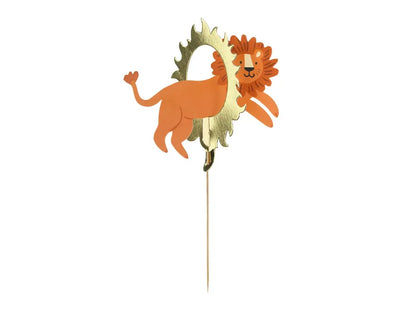 lion cake tipper 7 inches 
