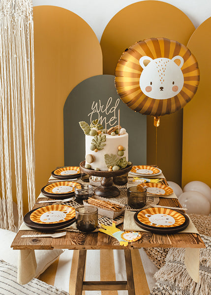 wild one birthday party table setting