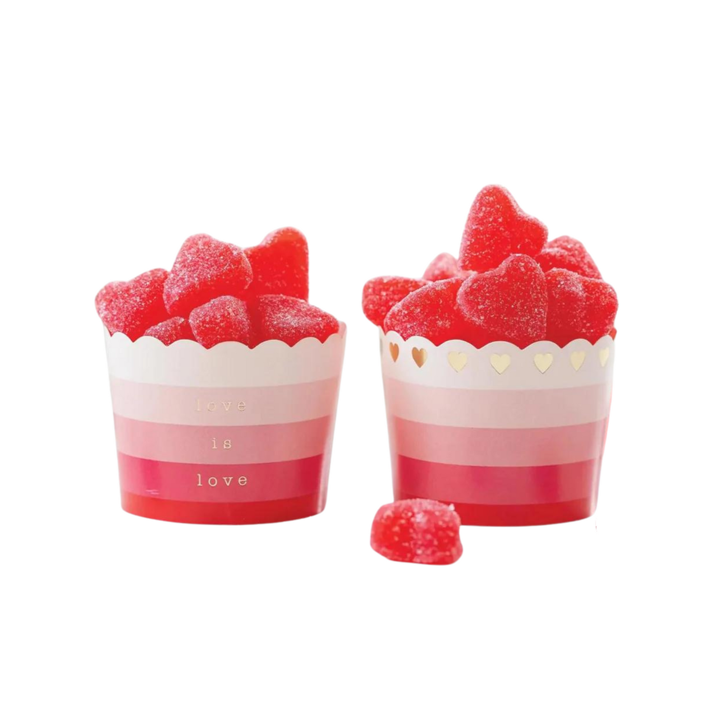LOVE IS LOVE BAKING CUPS