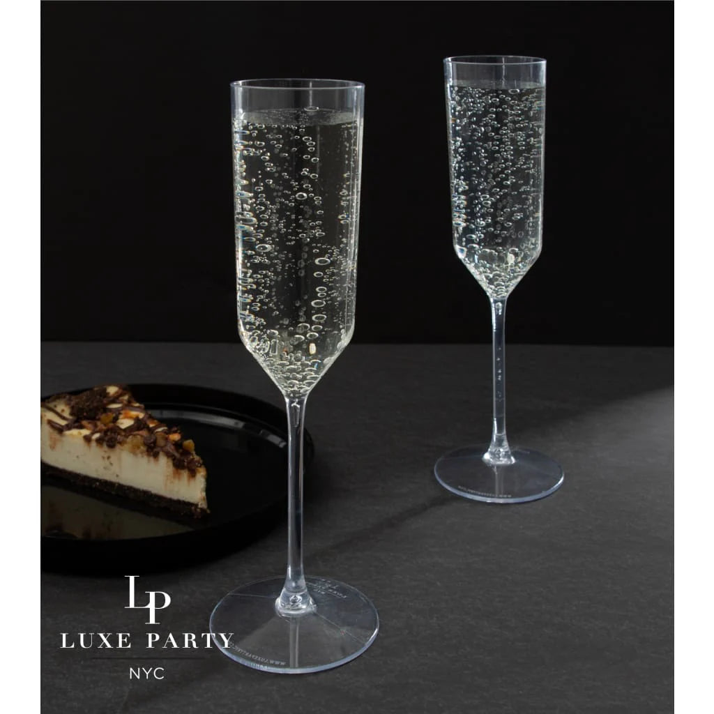 CLEAR CHAMPAGNE FLUTES
