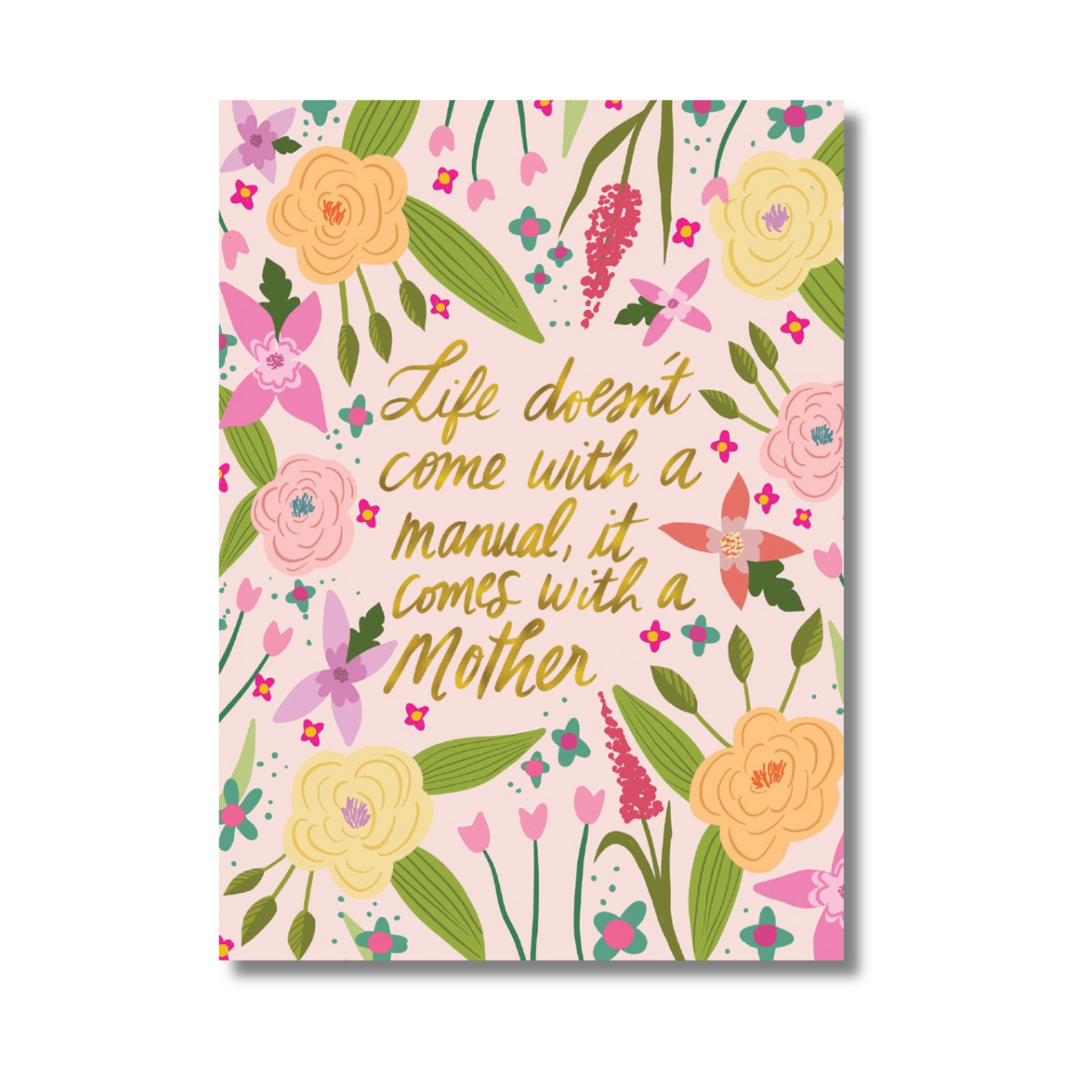 MANUAL MOTHER'S DAY GREETING CARD
