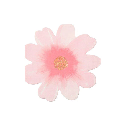 pink flower napkin