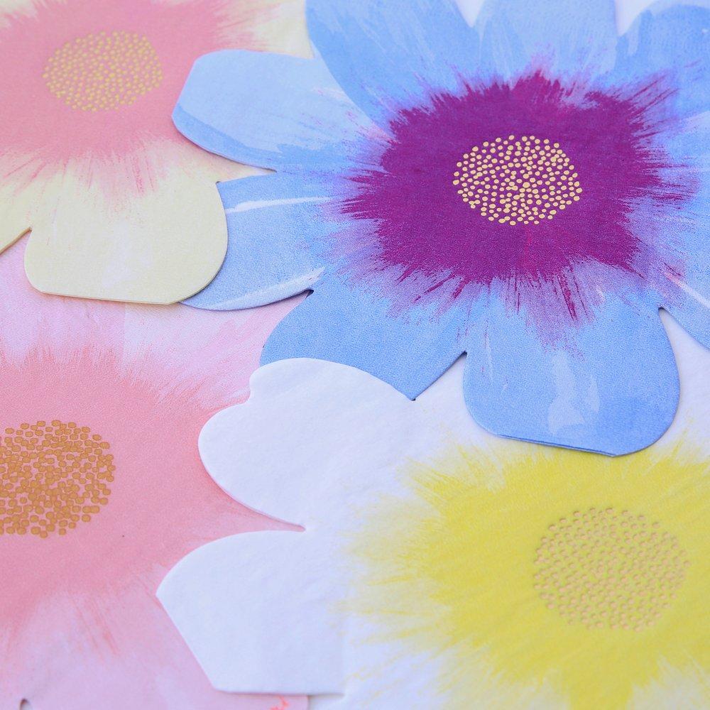 flower napkins