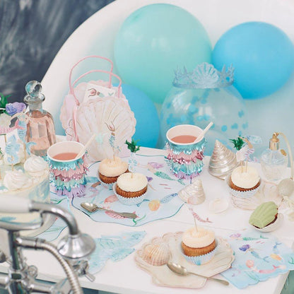 mermaid themed party inspo for children's birthday