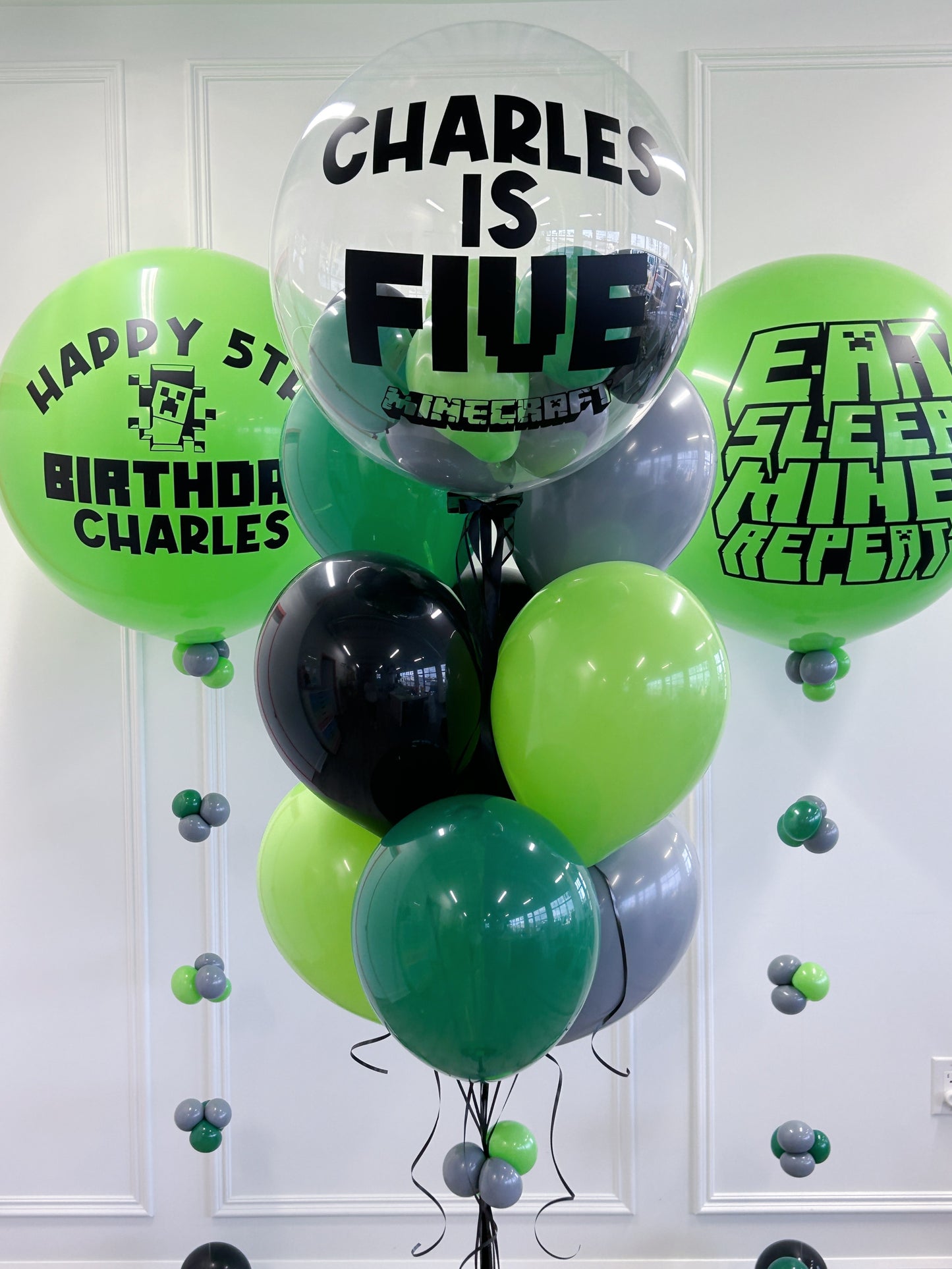 MINECRAFT BIRTHDAY BALLOON BUNDLE
