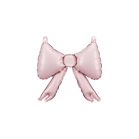 PINK BOW FOIL BALLOON SET