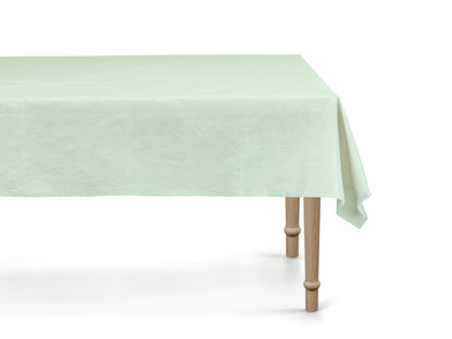 mint green disposable tablecloth