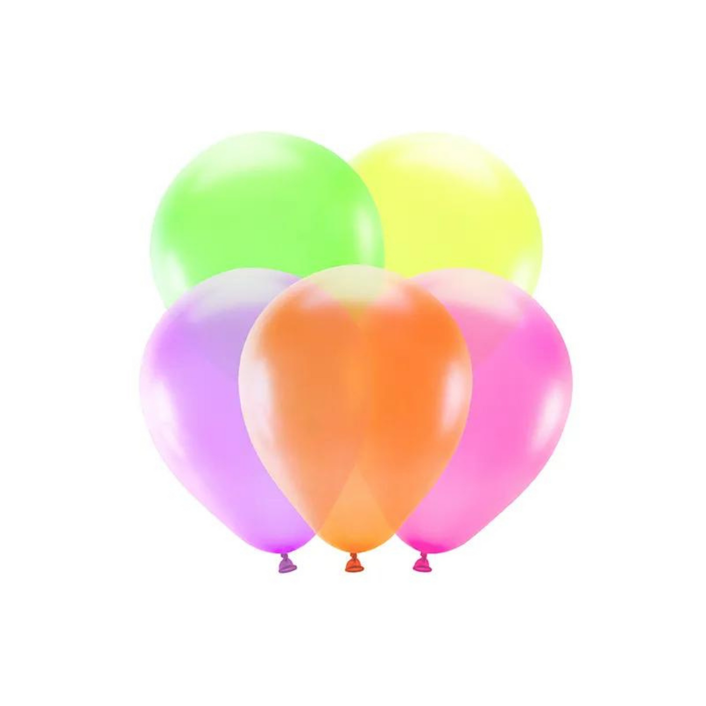 balloon mix in neon colours