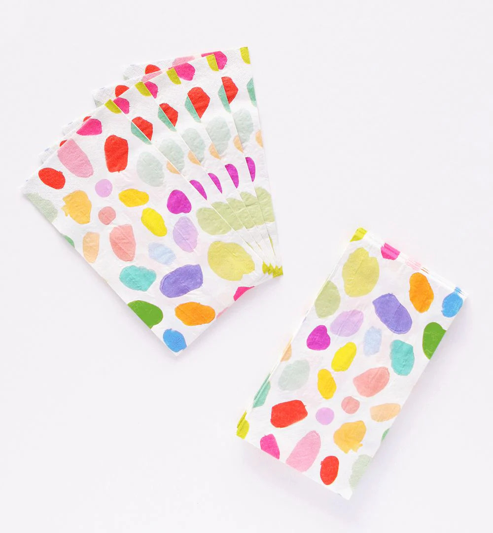colourful large napkins