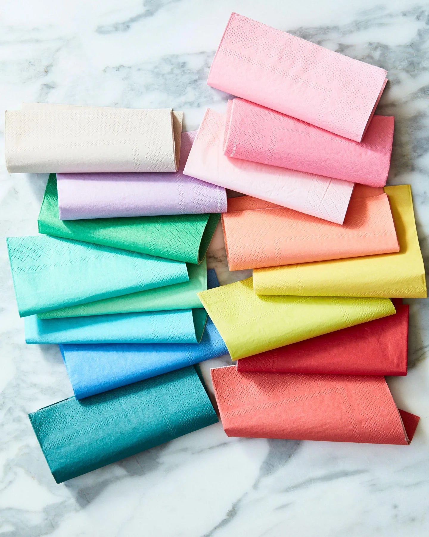 colourful dinner napkins