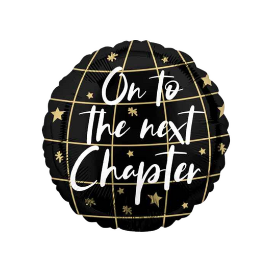 on to the next chapter - grad foil balloon