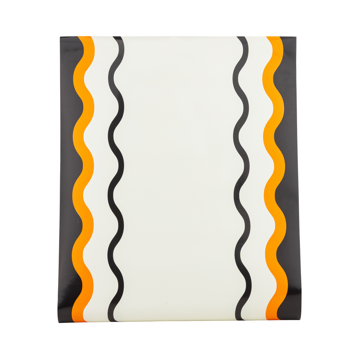 ORANGE AND BLACK RIC TAC TABLE RUNNER