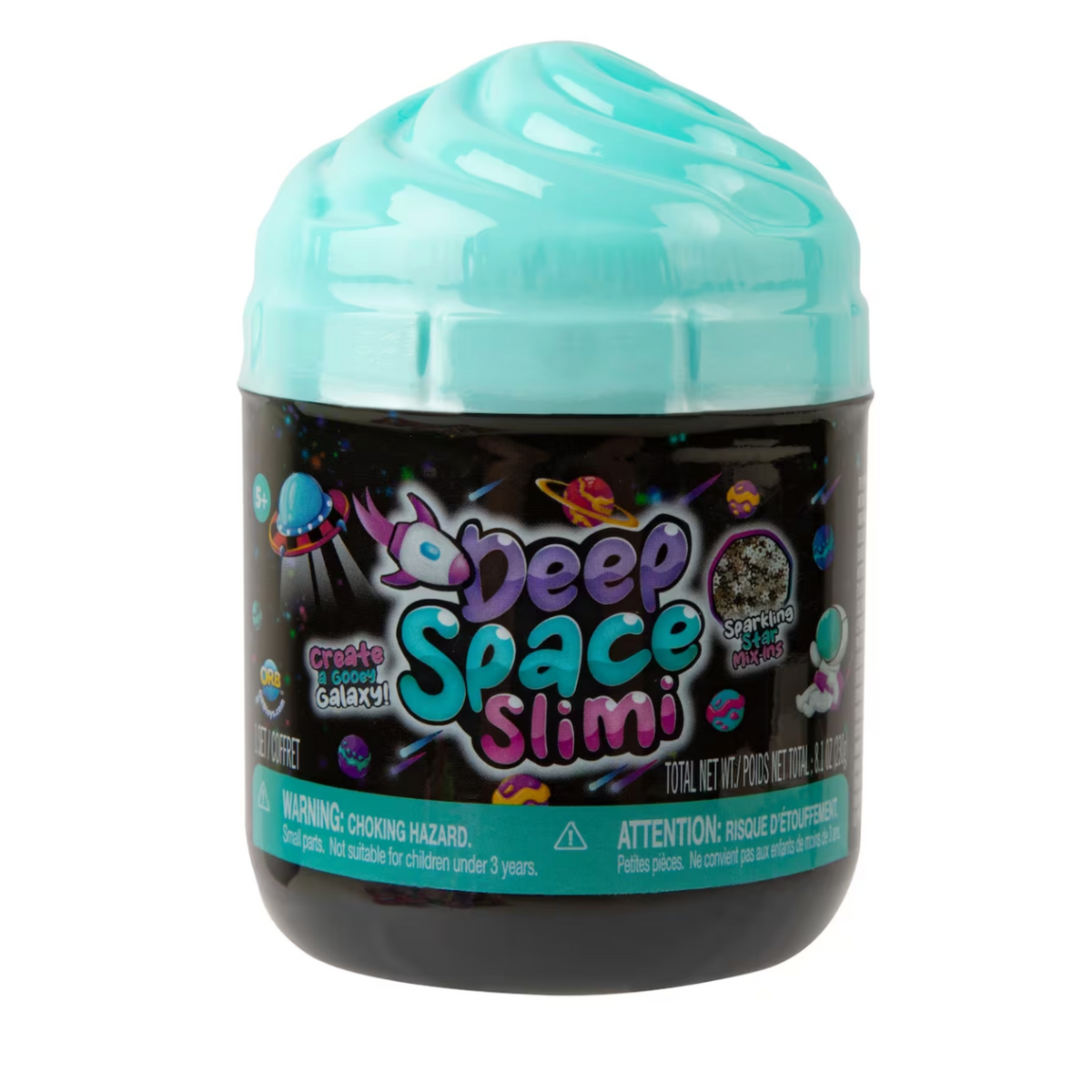 Spatial Slime ORB™ DEEP SPACE SLIMI SPARKLING SLIME – CONFETTIMYPARTY