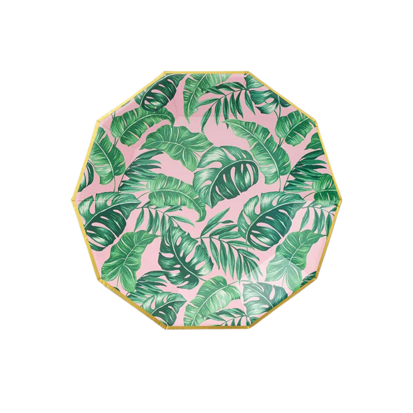 PALM LEAVES LARGE PAPER PLATES